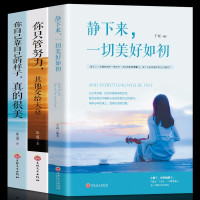 惠典正版全3册励志书籍 静下来一切美好如初+你只管努力其他交给天意+你自己靠自己的样子真的很美正能量青春文学