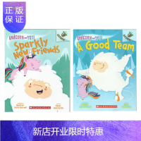 惠典正版音频版 独角兽和雪人的故事全2册UNICORN AND YETI Scholastic Branch