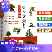 惠典正版正版 树木盆景制作完全图解 盆景书籍盆栽书籍 盆景造型设计图盆景制作书养护书籍盆景艺术造型书树