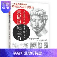 惠典正版素描基础全解:从石膏五官到石膏人像灌木文化绘画9787115444073 素描技法普通大众