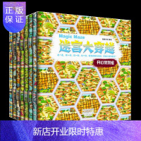 惠典正版迷宫大穿越（套装共8册）定制 0-3-4岁儿童思维训练益智游戏书 培养专注力逻辑思维训练 智力开发子