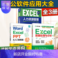 惠典正版3册 Word excel PPT excel数据处理与分析 office教程表格制作函数公