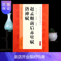 惠典正版赵孟俯前后赤壁赋 洛神赋 经典与传承系列书法碑帖 放大版赵孟俯前后赤壁赋行书字帖临摹 赵孟俯洛神赋字