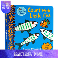 惠典正版Count With Little Fish 英文原版绘本 和小小鱼一起学数字 英文版儿童英语启蒙翻