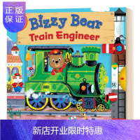 惠典正版Bizzy Bear Train Engineer 小熊很忙系列 火车司机 英文原版 英文版儿童英语