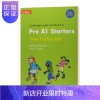 惠典正版Practice Tests for Pre A1 Starters 英文原版 柯林斯剑桥少儿英语一
