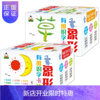惠典正版1008页认字卡象形字识字书儿童教材全脑记忆幼儿游戏卡利用左脑右脑学习汉字快读认知促进大脑开发宝宝识