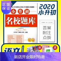 惠典正版2020小升初名校题库语文四川名校招生分班三年真题分类题库真卷专项训练冲刺总复习资料十大名校教研组编