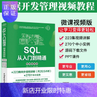 惠典正版SQL数据库 SQL从入门到精通 SQL必知必会 数据库入门经典教程 数据挖掘 sql server