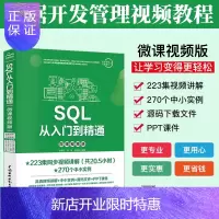 惠典正版SQL数据库 SQL从入门到精通 SQL必知必会 数据库入门经典教程 数据挖掘 sql server
