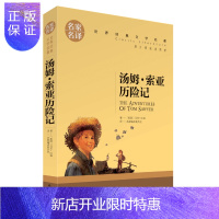 惠典正版名家名译 世界经典文学名著 原汁原味读原著 汤姆索亚历险记 儿童励志成长文学 青少年名著书籍 课外名
