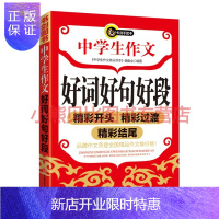 惠典正版中学生作文好词好句好段精彩开头精彩过渡精彩结尾 书剑手把手作文