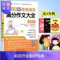 惠典正版送3实物 2019版绿卡漫画图解4 高考语文满分作文大全 基础知识常考教辅书籍 多省市