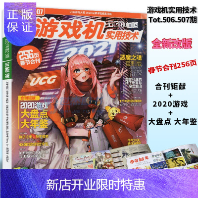 惠典正版正版 游戏机实用技术第506-507期春节合刊 2021年1B2A 2020游戏大盘点/大年鉴