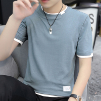 [精选特卖 厂家直营]花花公子夏季短袖T恤男士韩版潮流男装上衣服潮牌ins棉半袖体恤套装