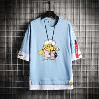 [精选特卖 厂家直营]花花公子棉短袖T恤男孩青少年夏装13衣服14大童男装15岁潮流初中学生12