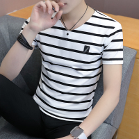 【精选特卖 厂家直营】花花公子2020夏季男士短袖T恤半袖体桖潮牌韩版潮流男装修身丅上衣服