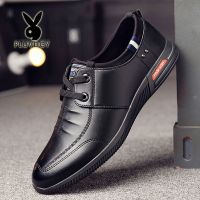【精选特卖 厂家直营】【美国花花公子PLUVDGY】男鞋韩版潮流皮鞋男商务鞋子男士休闲鞋