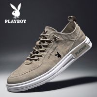 花花公子男鞋2022秋季休闲鞋子男士透气帆布鞋百搭潮流运动鞋