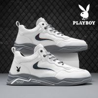 花花公子男鞋2022秋季男士休闲运动鞋子潮流高帮学生百搭板鞋