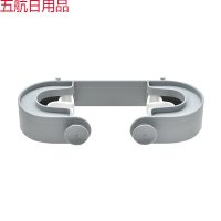 拖把夹挂钩扫把强力放拖布卫生间墙上神器免打孔壁挂式置物收纳架 灰色