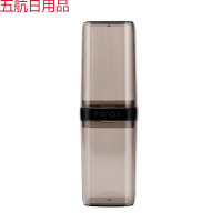 旅行牙刷收纳盒洗漱杯便携式套装刷牙杯子牙缸旅游漱口杯牙具出差 优雅灰