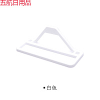 卫生间用品浴室拖鞋架简易多层免打孔墙壁挂置物架家用放拖鞋架子mhj 白色 5个装