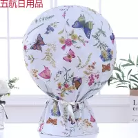电风扇罩子全包封闭防水防尘防潮落地扇罩取暖器防尘罩台扇罩子 白色蝴蝶【涂银牛津布】 台扇罩(买前对比好详情尺寸)