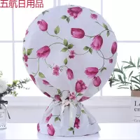 电风扇罩子全包封闭防水防尘防潮落地扇罩取暖器防尘罩台扇罩子 郁金香【涂银牛津布】 加大落地扇罩(买前对比好详情尺寸)