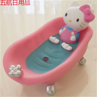 创意香皂盒沥水ins风个性可爱卡通卫生间双层肥皂盒香皂架KT KT粉蝴蝶结香皂盒