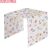 冰箱盖布防尘罩 多彩几何碎花冰箱盖 家电防水盖巾家用冰箱罩挂袋 碎花 风扇罩【直接45CM】