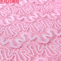 盖巾防尘布床头柜盖布冰箱罩防尘罩滚筒洗衣机盖布微波炉盖布 粉色 65*65cm(尺寸含花边)