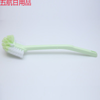 加长日式全角度马桶刷无死角洁厕刷厕所刷子坐便器清洁刷蹲坑刷 绿色-马桶刷1只