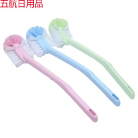 加长日式全角度马桶刷无死角洁厕刷厕所刷子坐便器清洁刷蹲坑刷 马桶刷2只-随机色