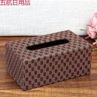 【多种款式】创意家居中式纸巾盒客厅茶几餐桌床头抽纸盒酒店宾馆餐厅饭店火锅店桌面餐巾纸盒可爱车用纸抽盒 小方块(中号)