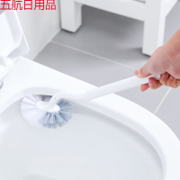 日式马桶刷子无死角家用软毛长柄厕所刷卫生间清洁用品清洗马桶刷 1个装(不带挂钩)