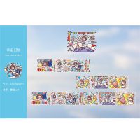 星幻想可爱卡通少女人物宇航员美食烫金防水手帐pet贴纸胶带试吃|宇宙幻想(pet材质-防水)