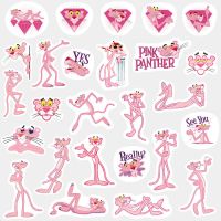 手帐贴纸line表情素材手机贴纸胶带手账工具套装森系女孩日记装饰|粉红豹(约26枚)