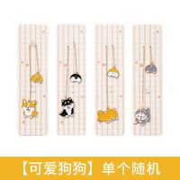 古风仙鹤蓝鲸书签吊坠学生金属创意小礼品纪念品生日礼物金属页夹|小狗狗[单个随机]