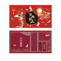 盒装创意便利贴粘性强古风学生n次贴可撕便签纸ins留言记事便|红-百鸟朝凤-6叠共480张 [单盒装+六支12色荧光笔]