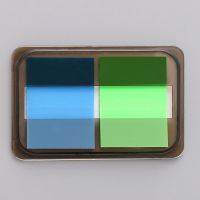 便利贴索引标签纸标记条塑料书签学生半透明指示荧光膜便签n次贴|抽取款两条套装（120张）