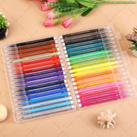 水彩笔画画套装幼儿园儿童可水洗小学生画画笔彩色笔做笔记记号笔|软头水彩笔36色 粉色一桶+3本画本