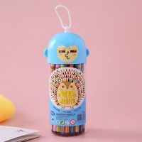 12色48色水彩笔可水洗无毒小学生绘画水彩笔套装幼儿园涂鸦笔|608款48色 女孩款