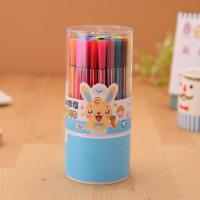 12色48色水彩笔可水洗无毒小学生绘画水彩笔套装幼儿园涂鸦笔|505款36色 女孩款