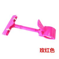 拇指夹pop爆炸贴广告纸夹水果超市价格标签特价促销双头货架夹子|玫红色 10个装