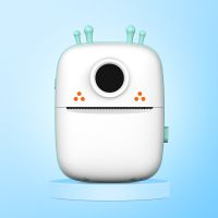 高清错题标签照片打印机学生迷你文具用品小型便携学习神器|蓝色 打印机[高清]+25卷打印纸