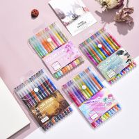 勾线笔学生用美术描边黑色儿童绘画油画新品模型水彩画画专用|[新莫兰迪12色-[4套]]