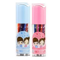 水彩笔套装儿童幼儿园宝宝画笔幼儿涂鸦小学生专业美术绘画软头|18色小爱心水彩笔1桶