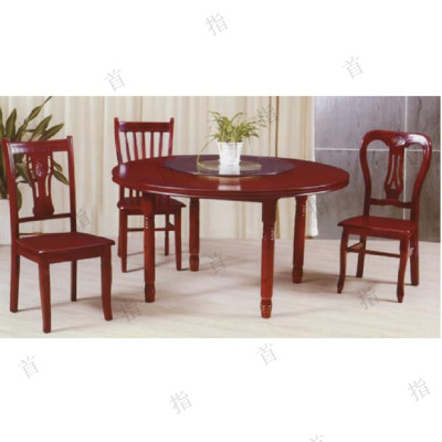 首指(SZ)餐桌+10把椅子1.2米,红桃木色SZ-LG007