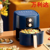 万利达空气炸锅家用6.8L空气炸锅机烘焙机械款彩盒装